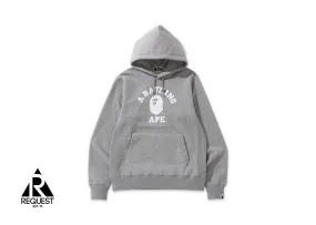 A Bathing Ape College Pullover Hoodie Grey