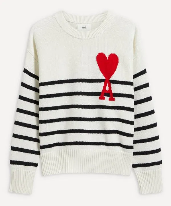 Ami Alexandre Mattiussi Love Printed Sweater S 2AM23