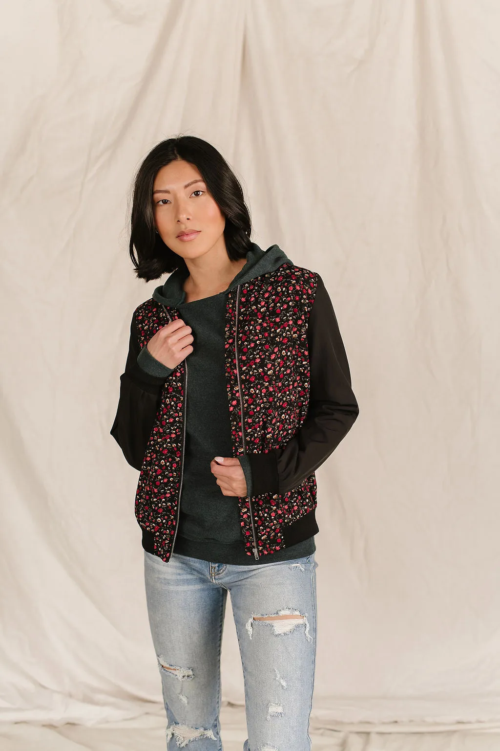 Ampersand Avenue Bomber Jacket - Kiss Goodnight