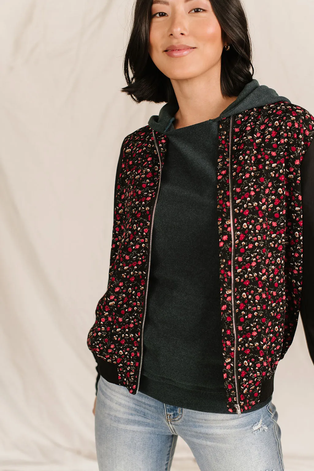 Ampersand Avenue Bomber Jacket - Kiss Goodnight