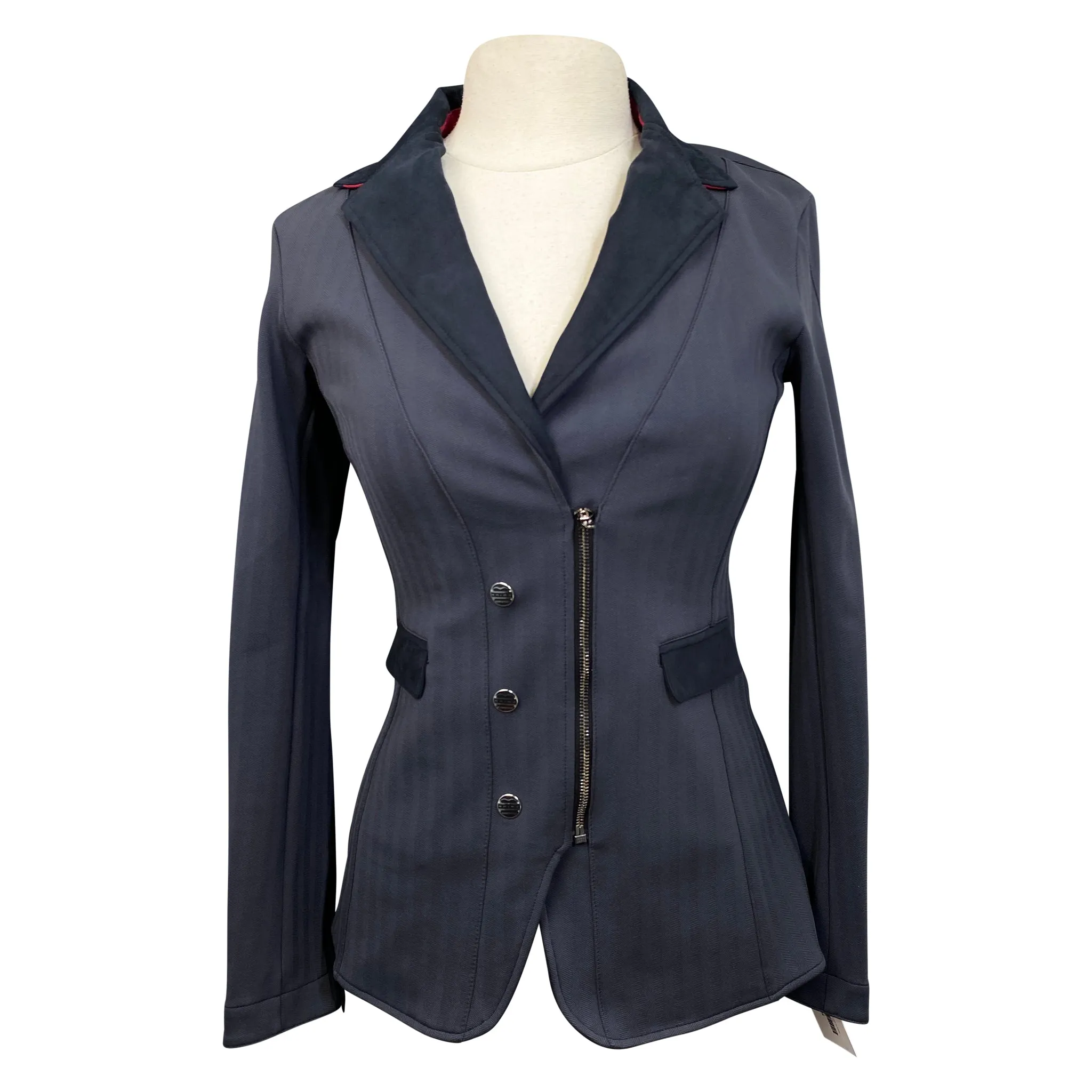 Animo 'Lousiana' Show Coat in Slate Grey - Women's IT 44 (US 10)