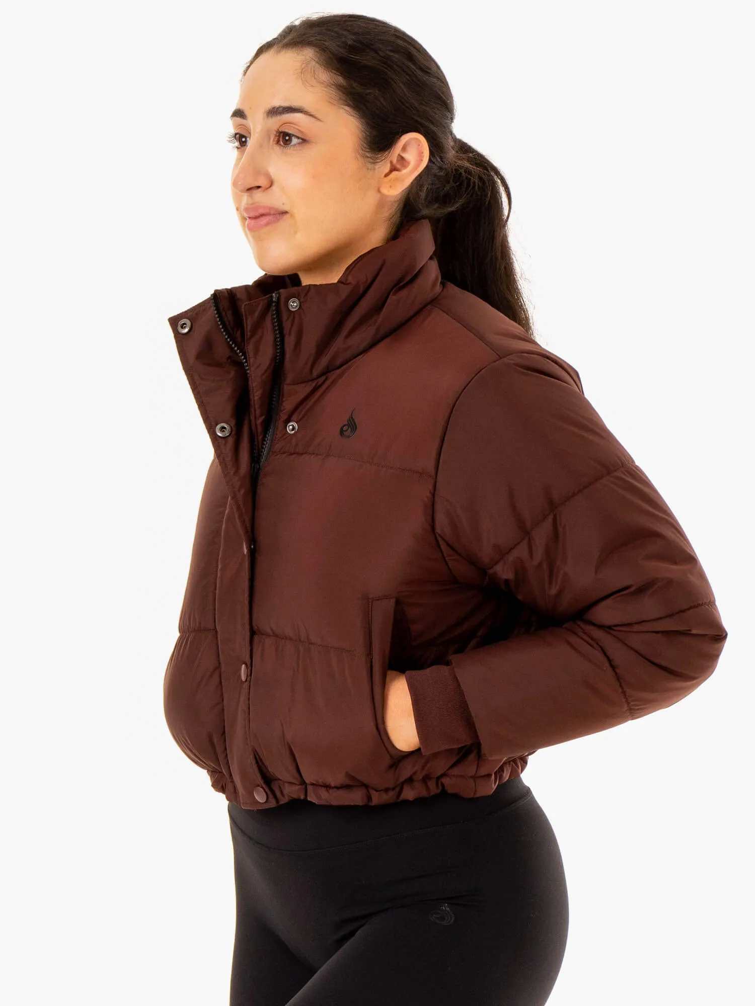 Apex Puffer Jacket - Chocolate