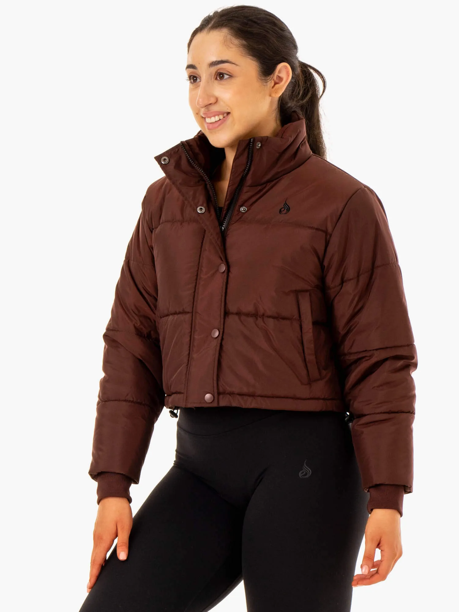 Apex Puffer Jacket - Chocolate