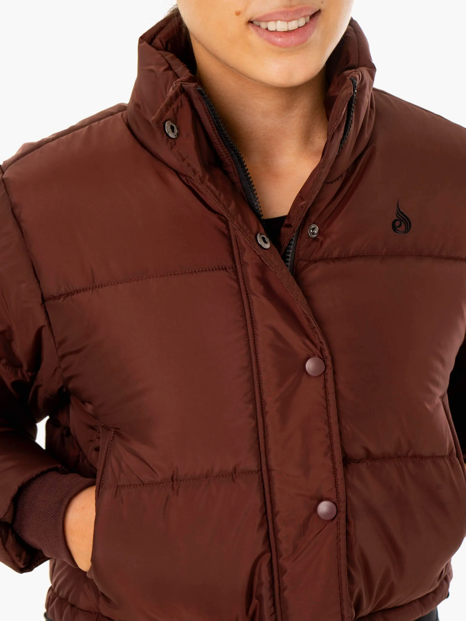 Apex Puffer Jacket - Chocolate