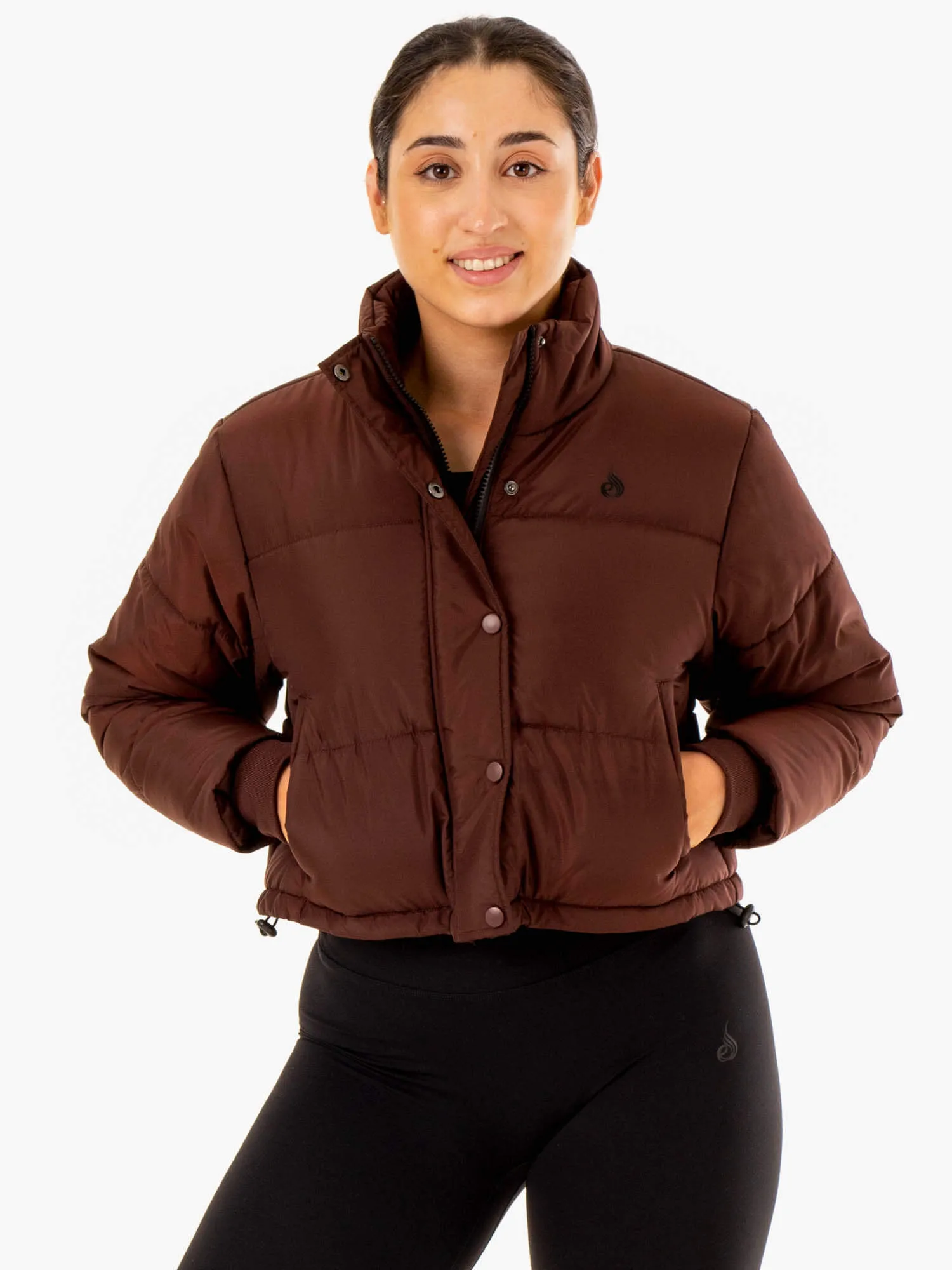 Apex Puffer Jacket - Chocolate