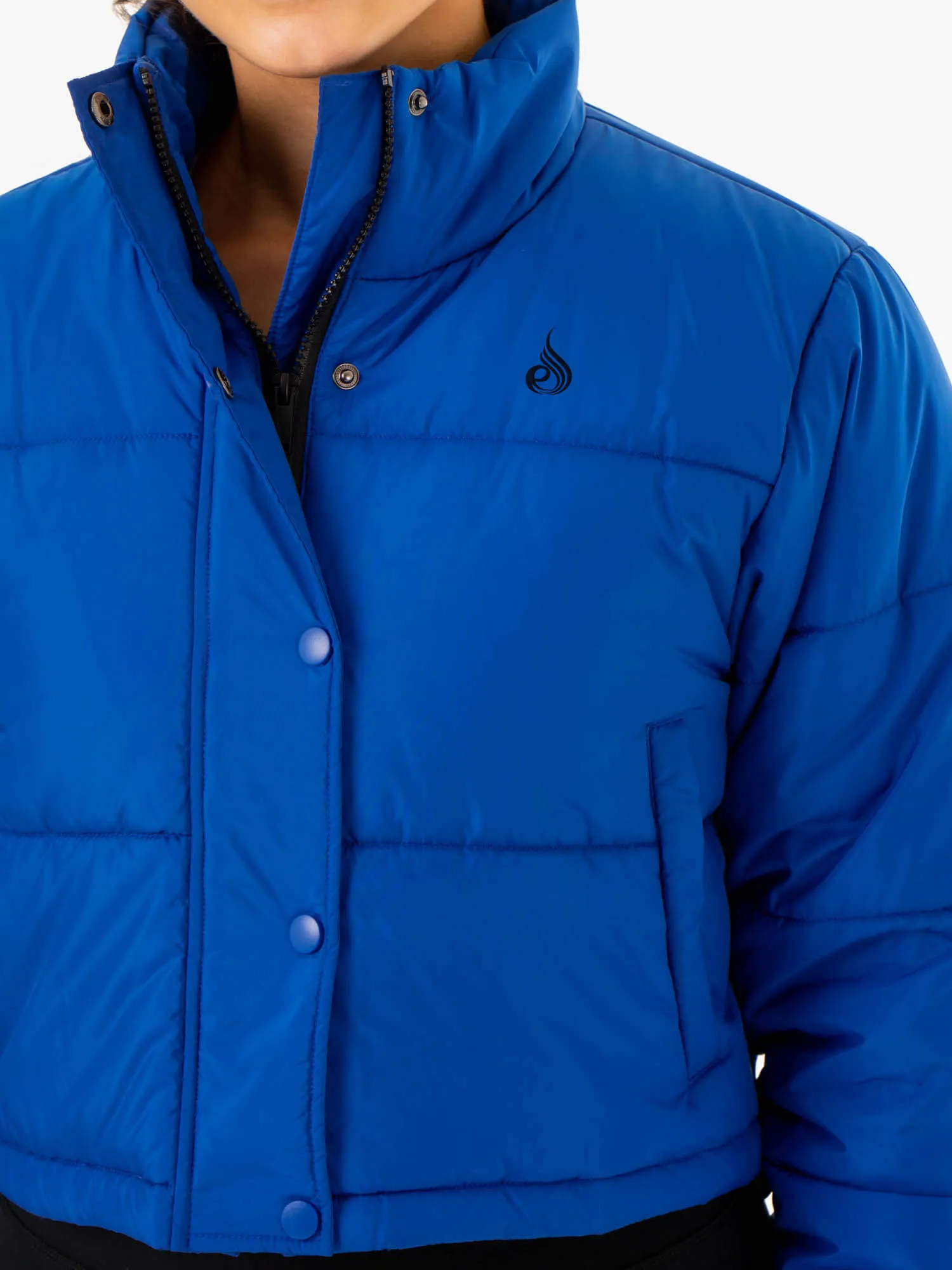 Apex Puffer Jacket - Cobalt Blue