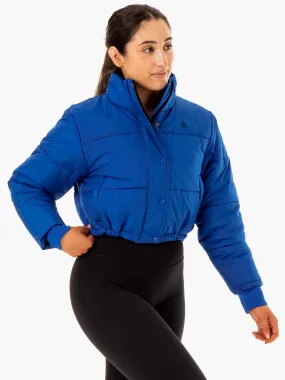 Apex Puffer Jacket - Cobalt Blue