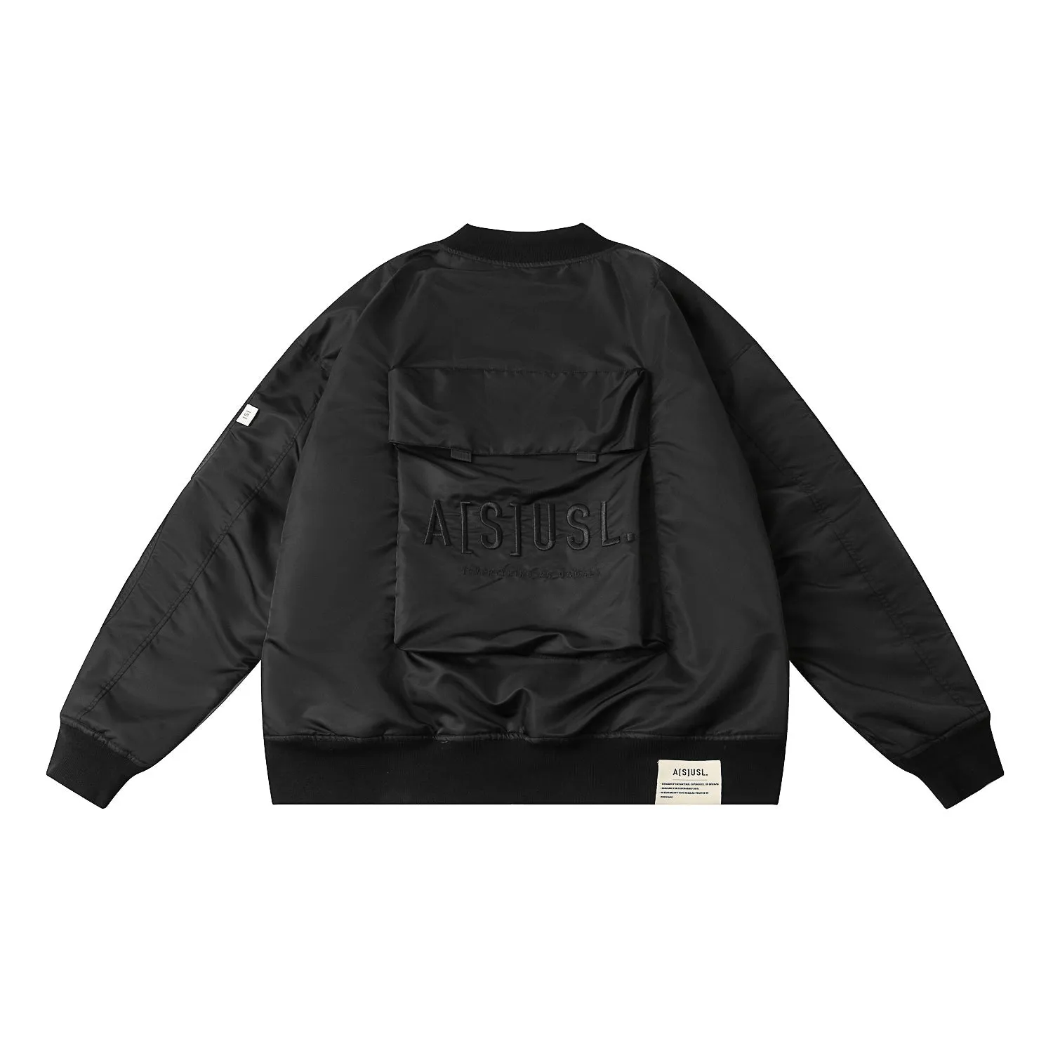 A[S]USL MULTI POCKET MILITARY JACKET-BLACK