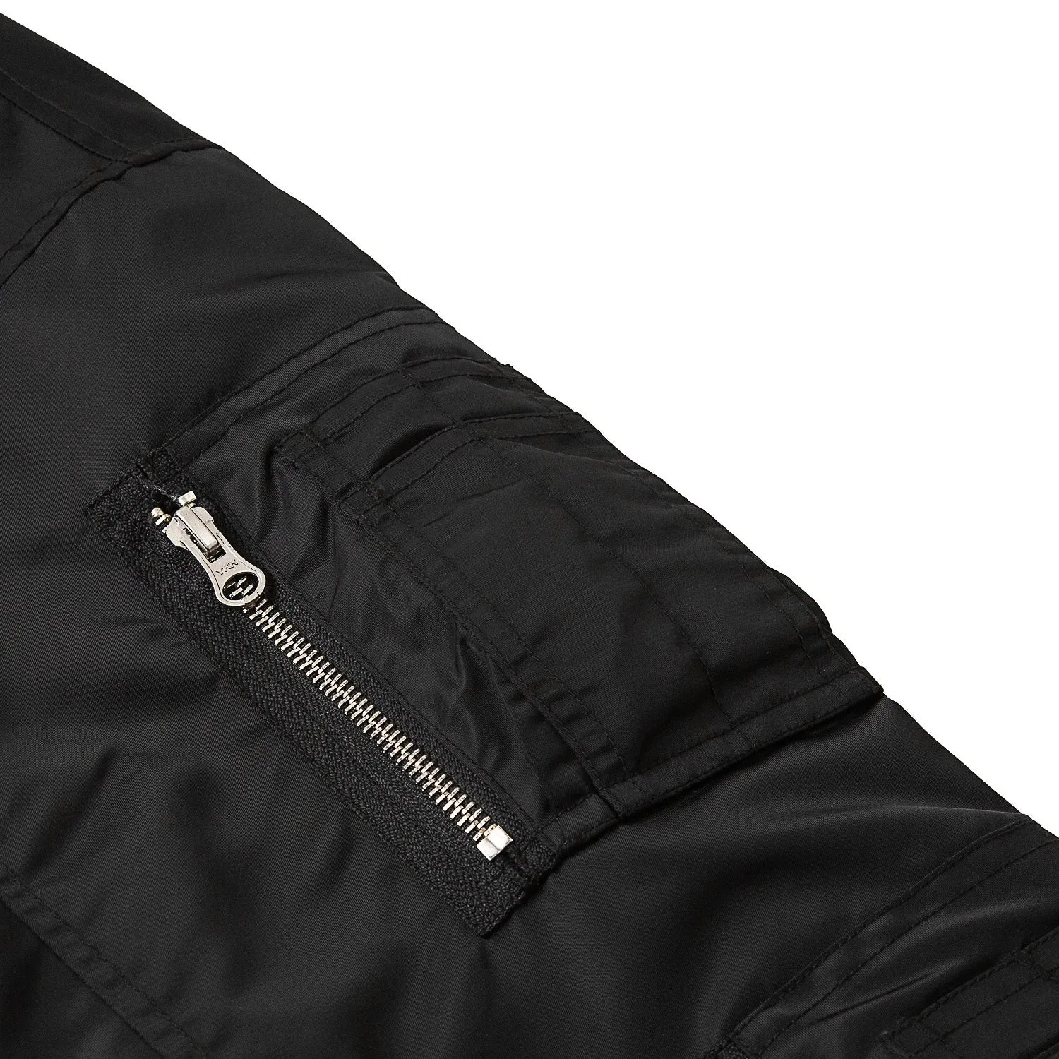 A[S]USL MULTI POCKET MILITARY JACKET-BLACK