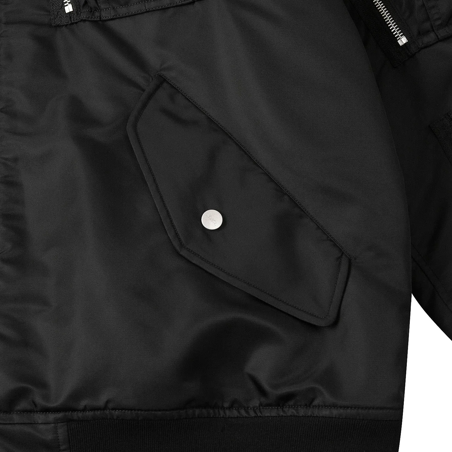 A[S]USL MULTI POCKET MILITARY JACKET-BLACK