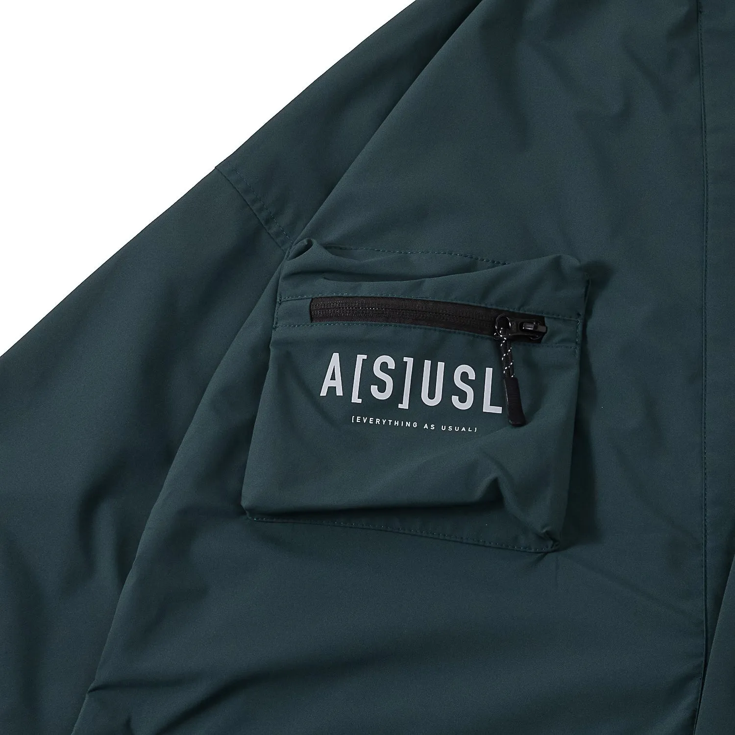 A[S]USL MULTI POCKETS KIMONO-DARK GREEN