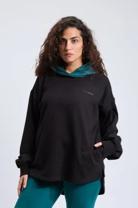 Black Oversized Hoodie