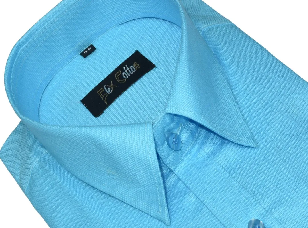 Blue Color Casa View Linen Shirt For Men's