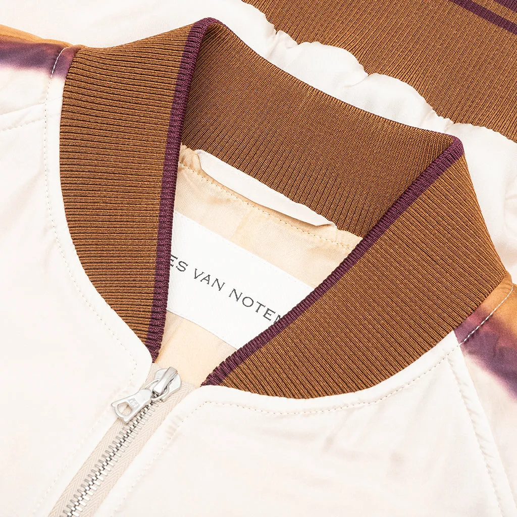 Bomber Jacket - Ecru Beige