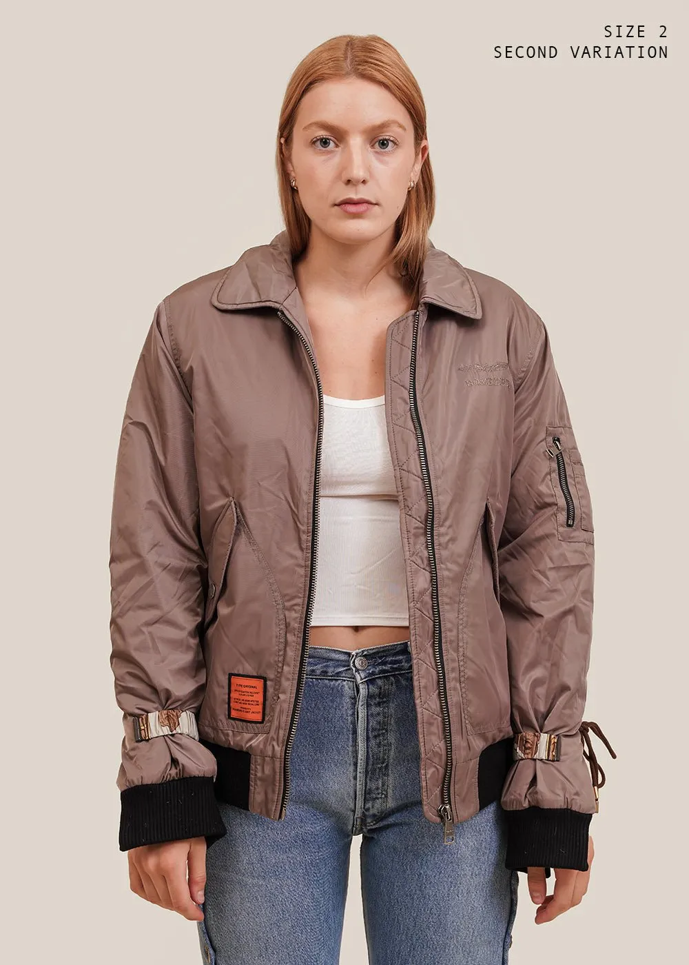 Brown Iconic Bomber