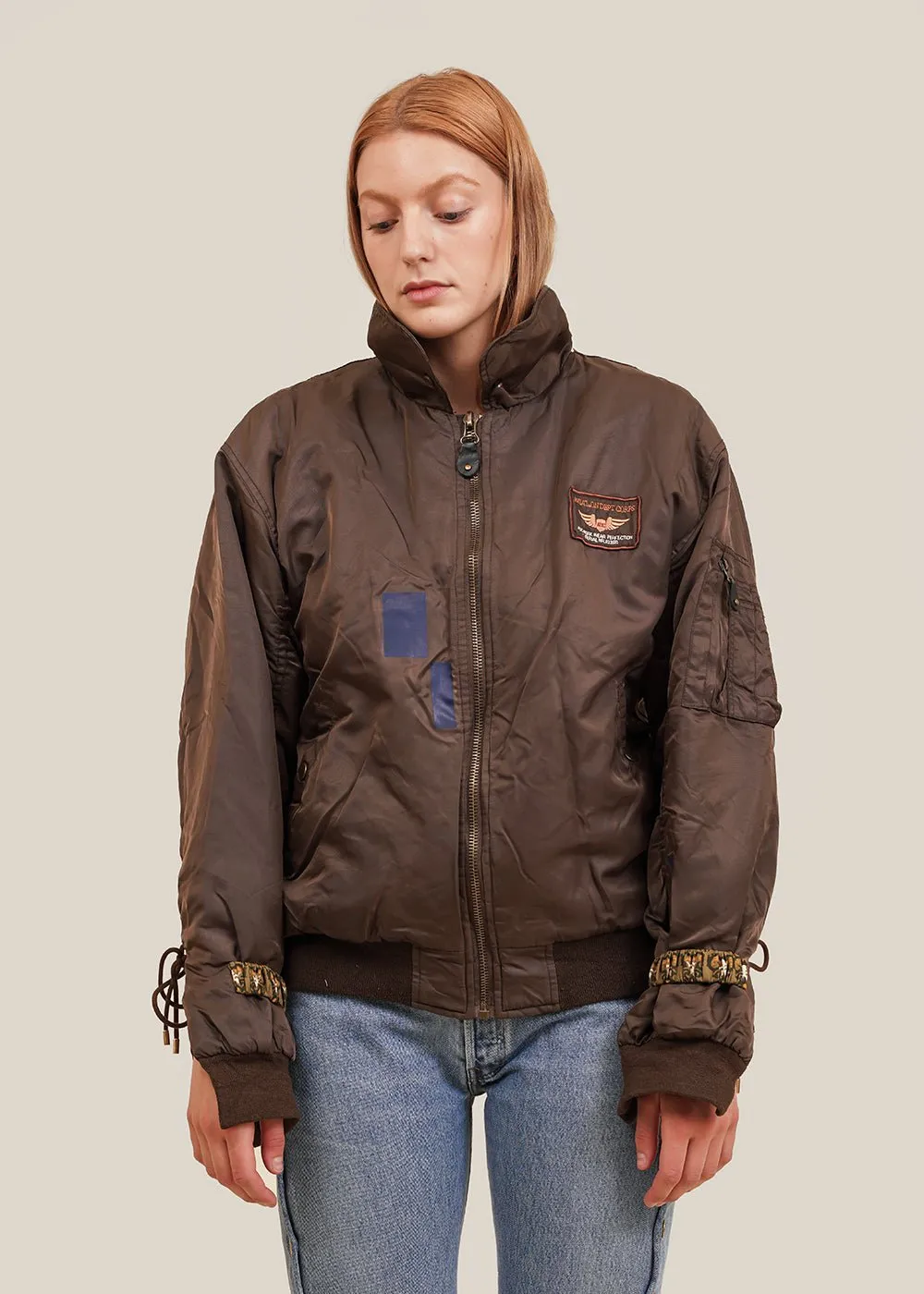 Brown Iconic Bomber