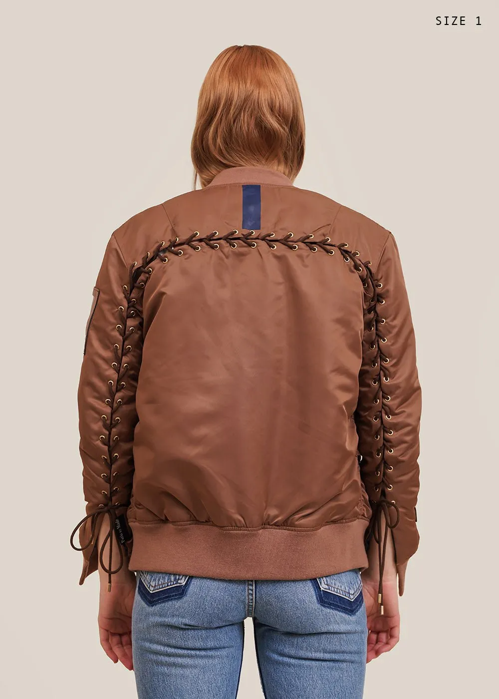 Brown Iconic Bomber