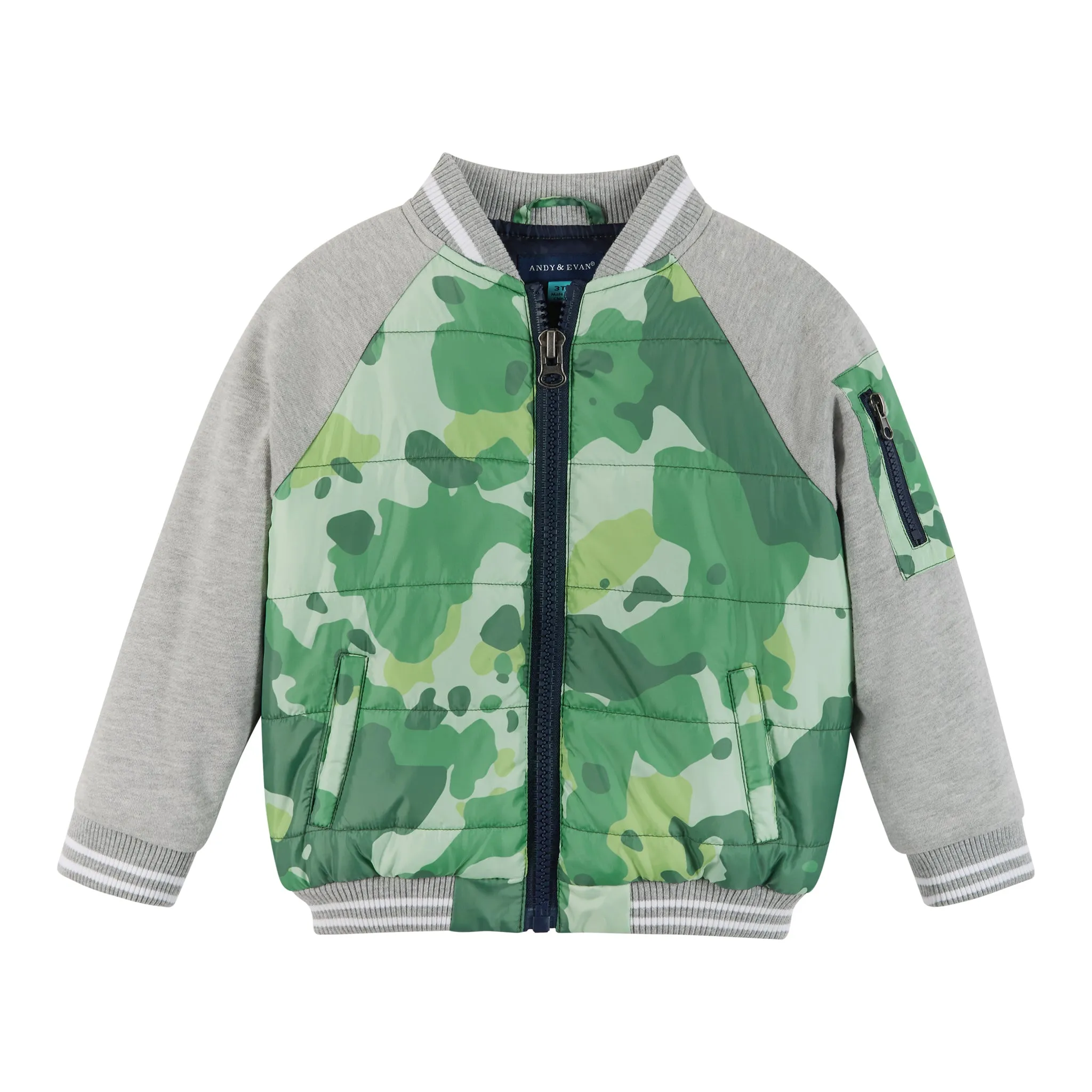 Camo Bomber Jacket | Green