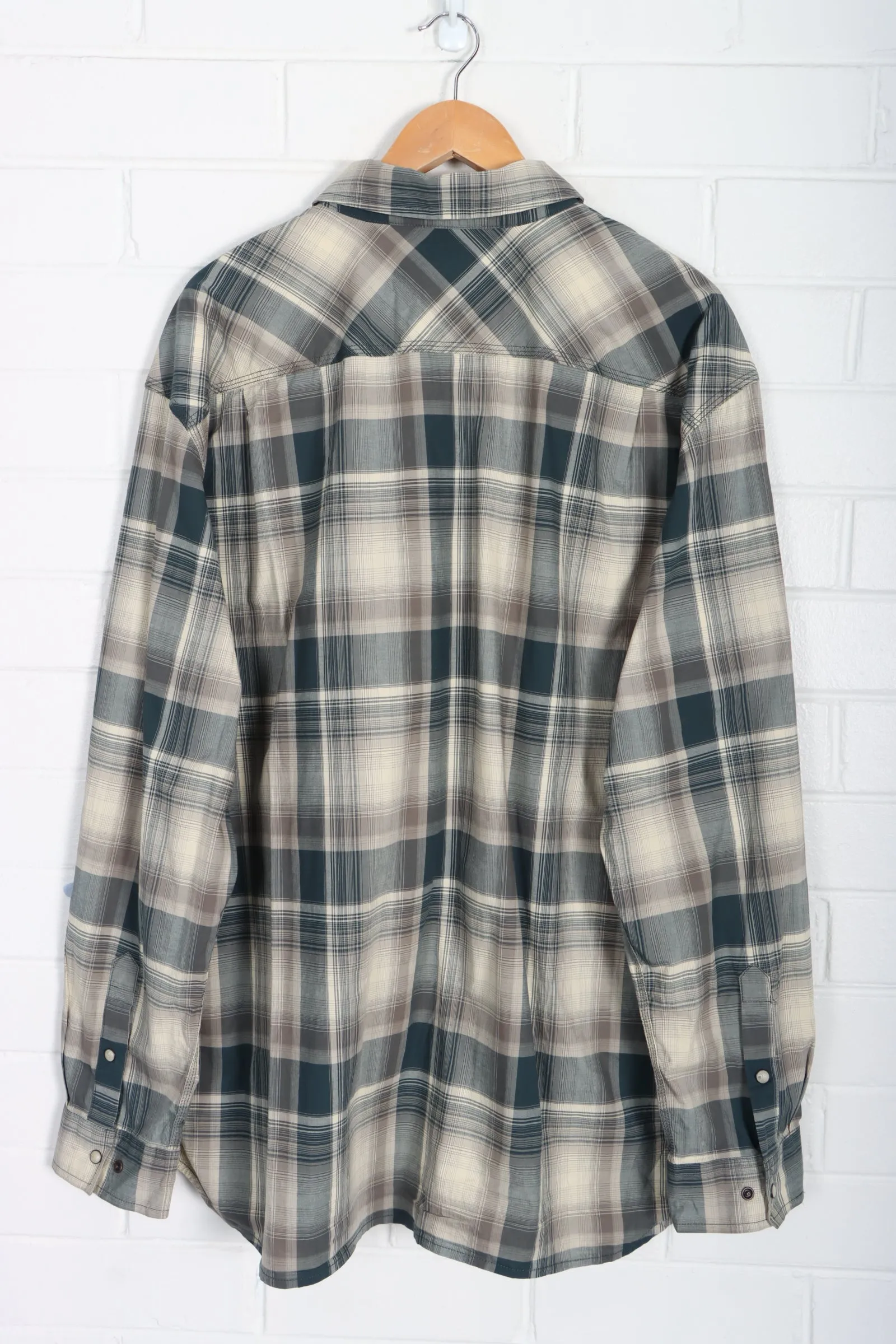 CARHARTT Blue & Beige Tartan Relaxed Fit Long Sleeve Shirt (XXXL)