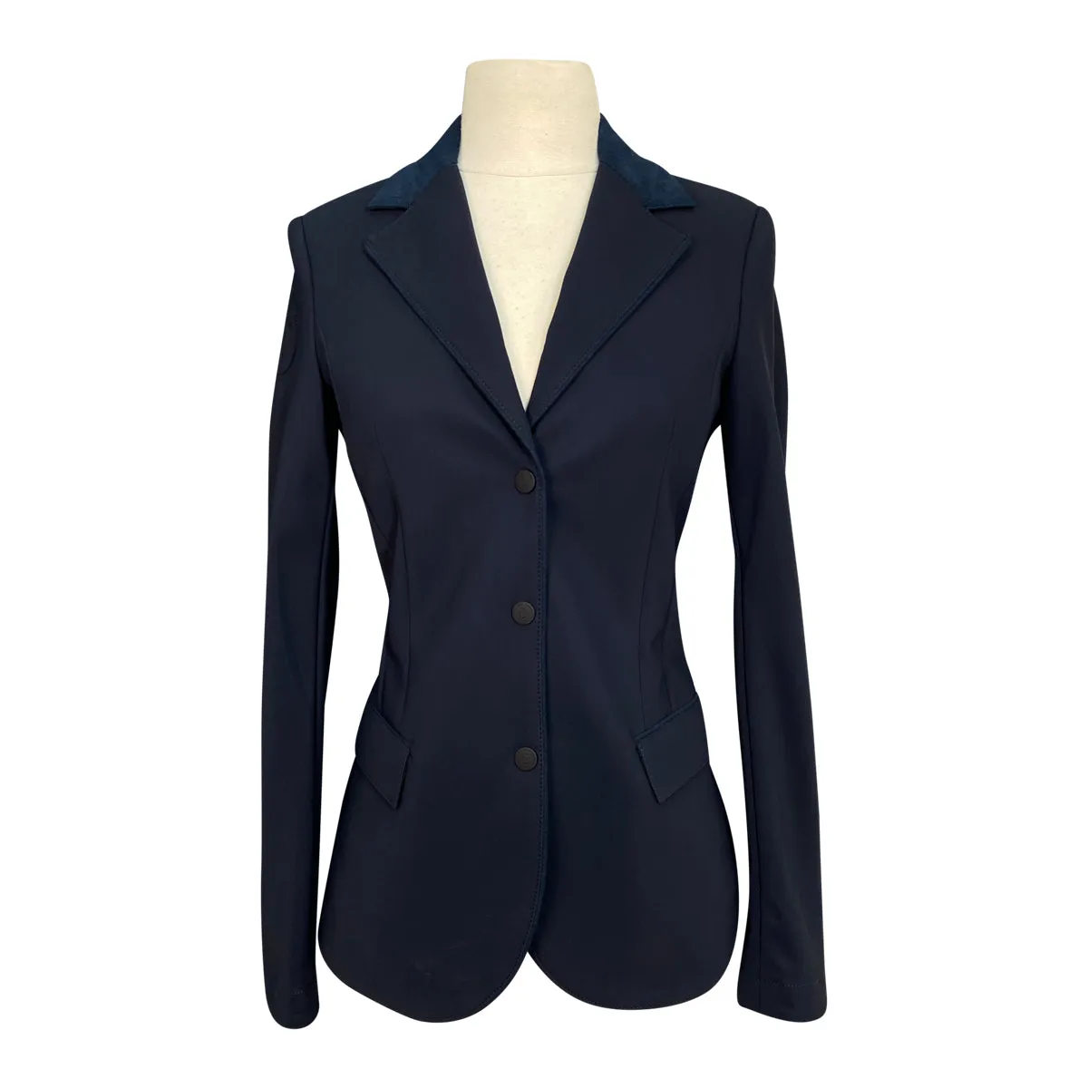 Cavalleria Toscana Zip Riding Jacket in Navy - Women's IT 38/US 4