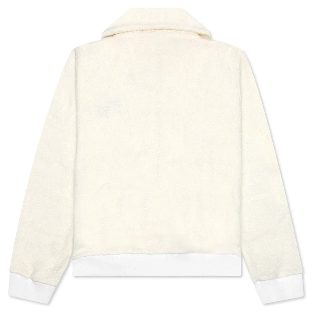 Caza Terry Track Jacket - Off White