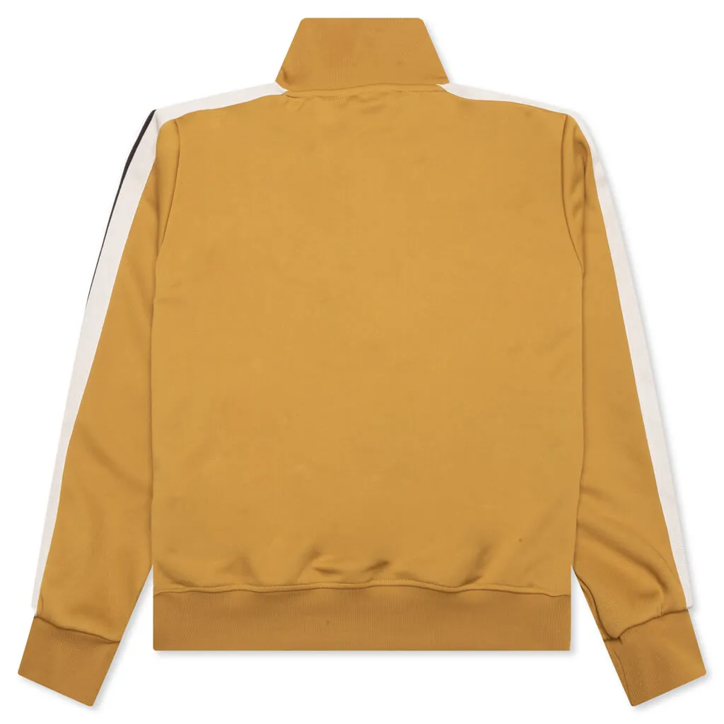 Classic Track Jacket - Camel/White