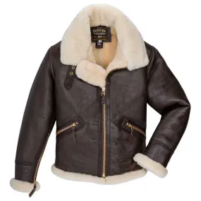 Cockpit USA Mens Scout Sheepskin Bomber Jacket