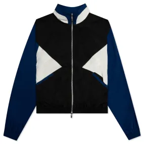 Color Blocked Track Jacket - Black/Slate