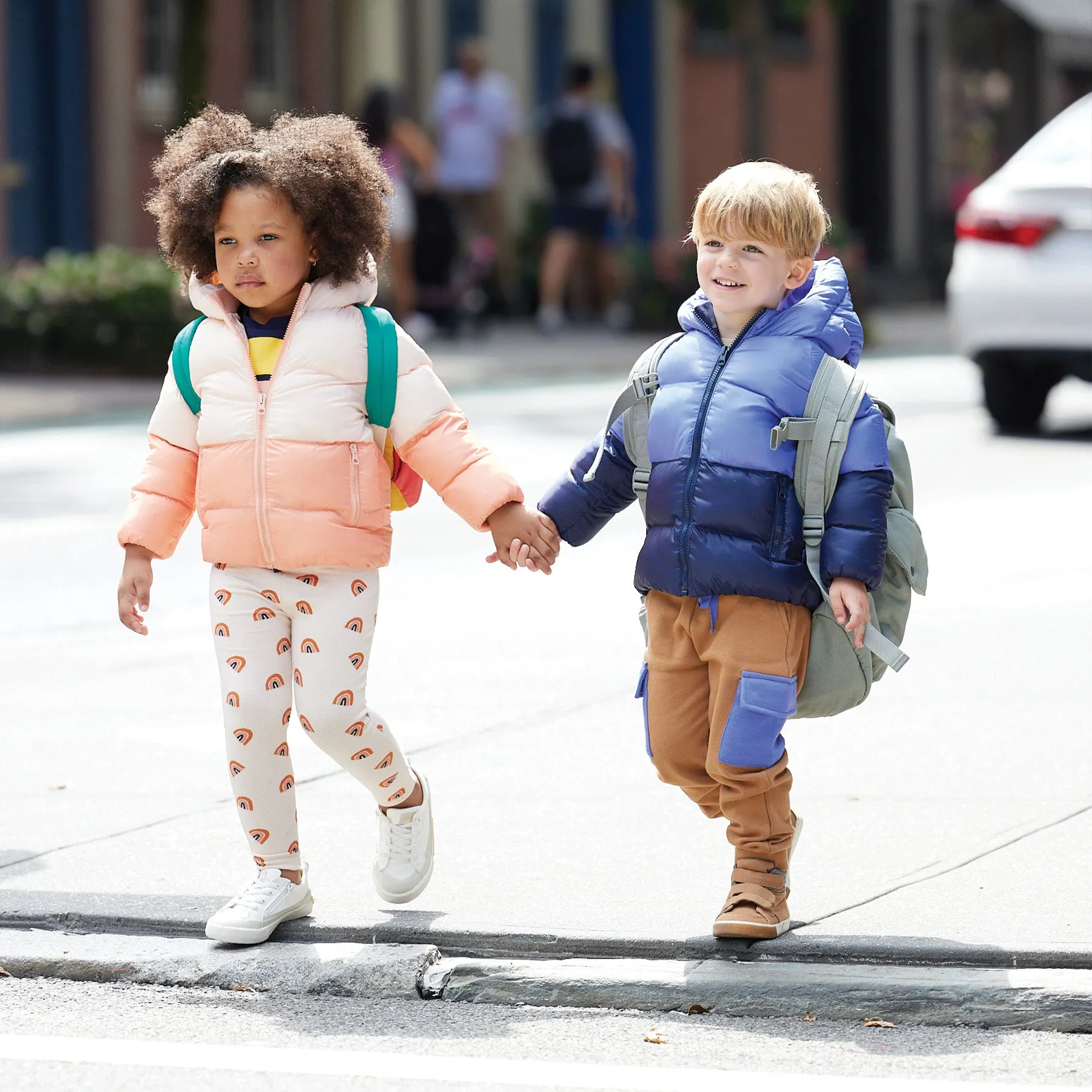 Colorblock Kid Puffer Jacket