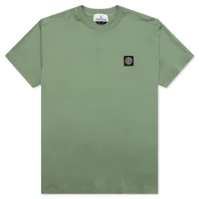 Compass Patch Logo S/S T-Shirt - Sage