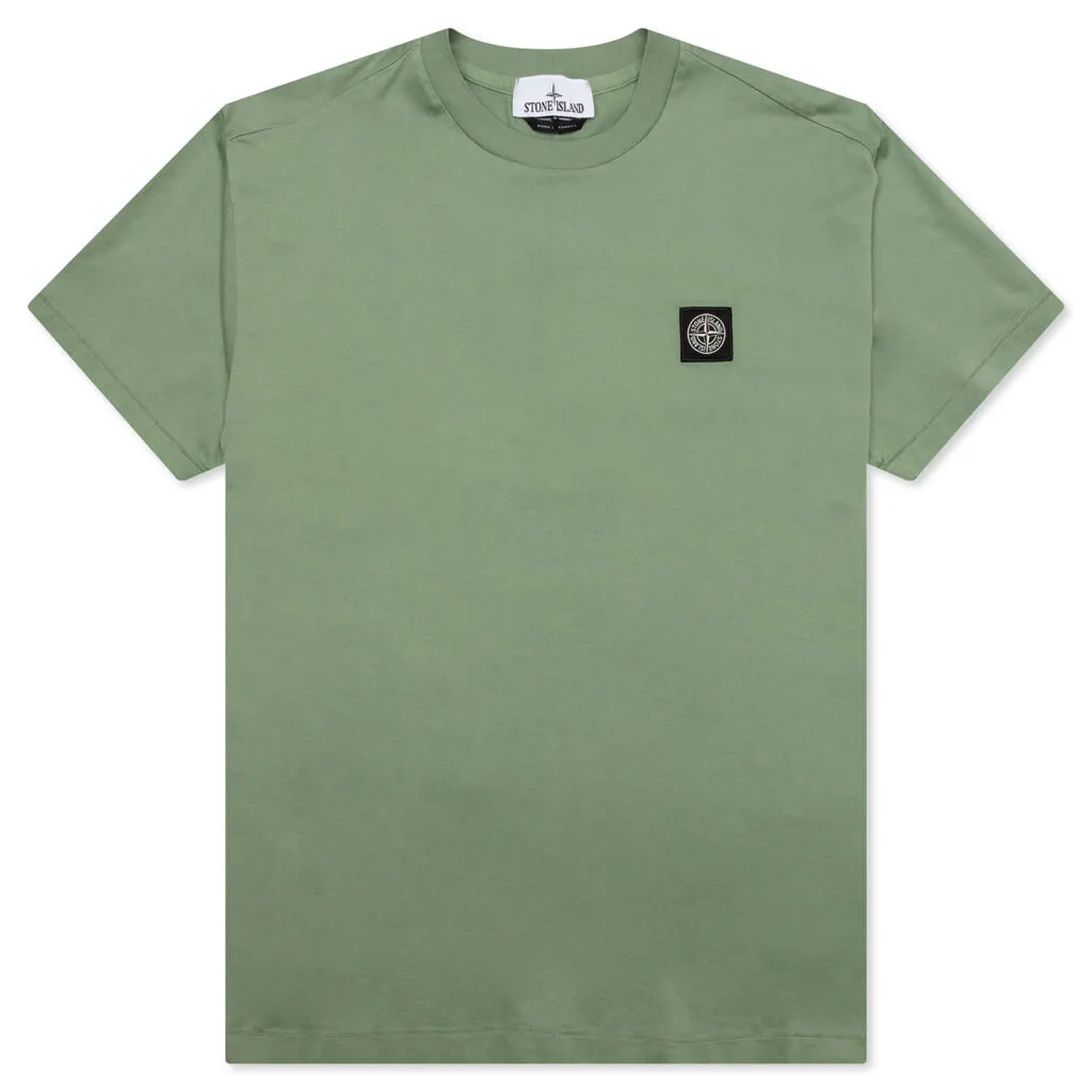 Compass Patch Logo S/S T-Shirt - Sage