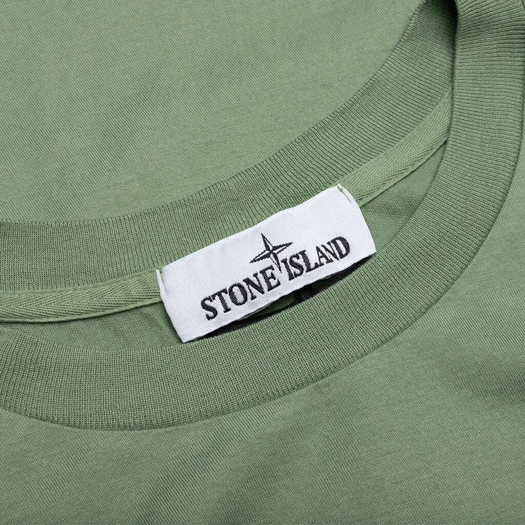 Compass Patch Logo S/S T-Shirt - Sage