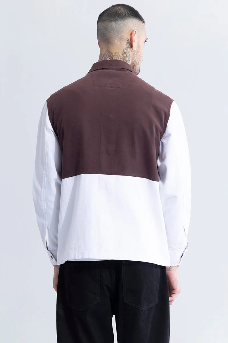 Contour Patch Brown Overshirt