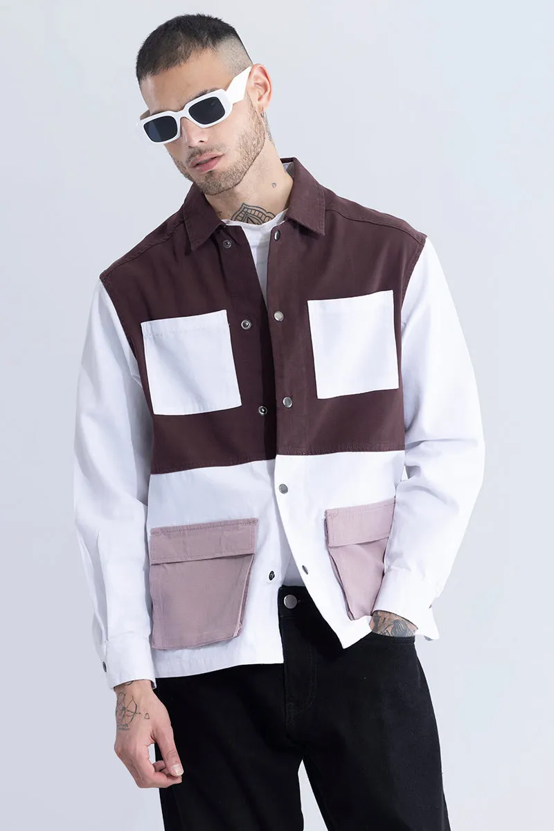 Contour Patch Brown Overshirt