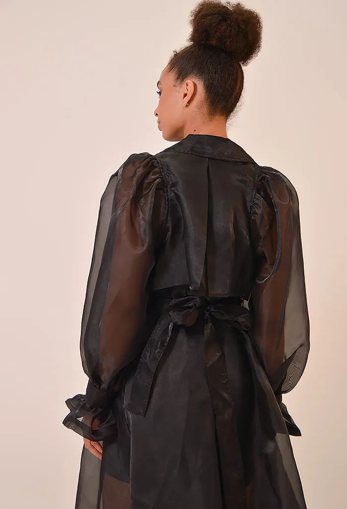 Cora Sheer Trench Coat