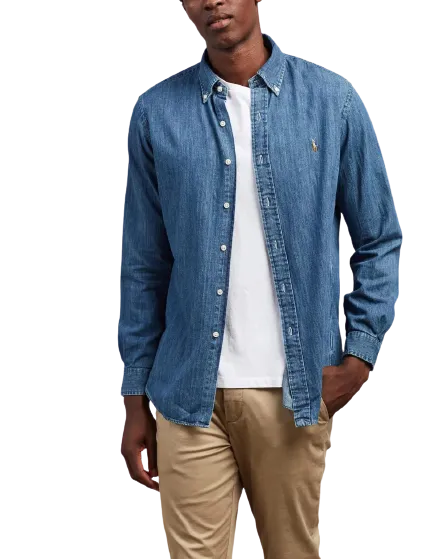 Cotton Sports Shirt - Denim