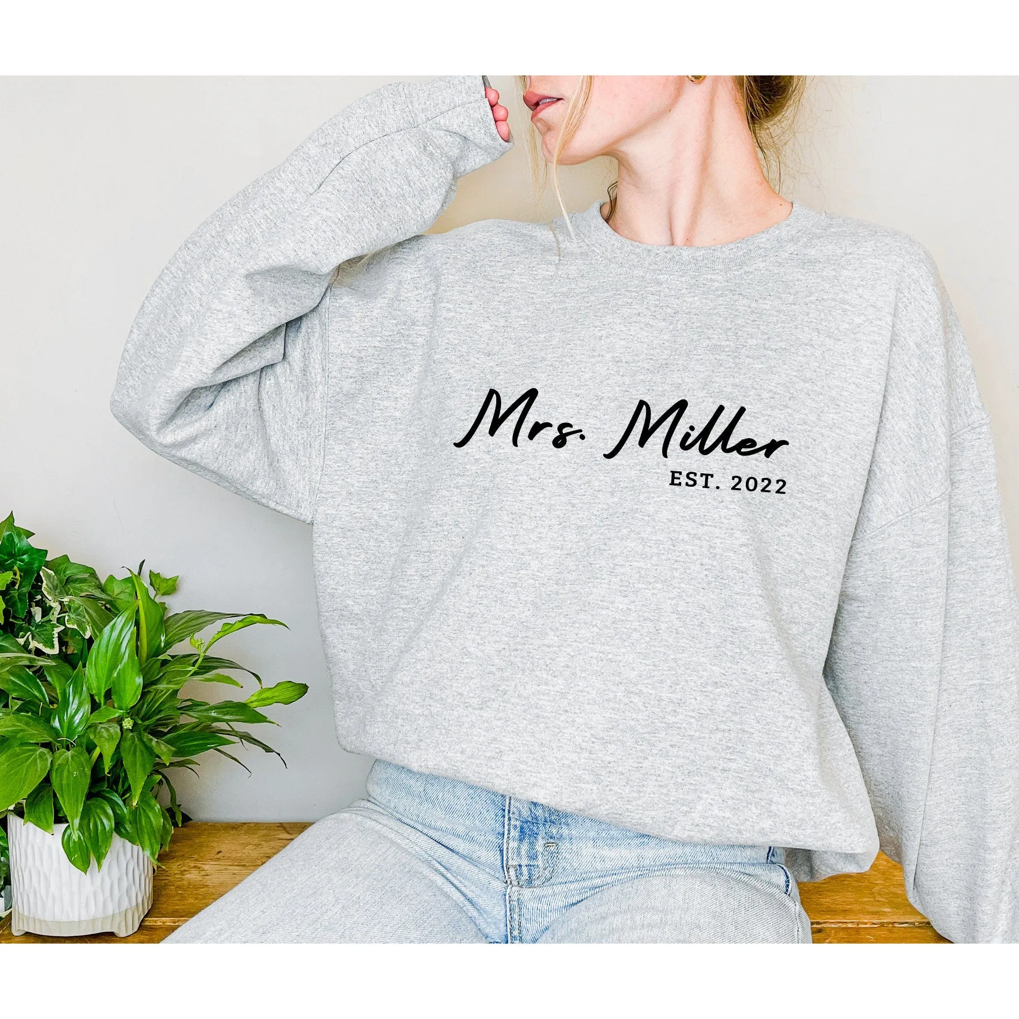 Custom Mrs. Sweatshirt