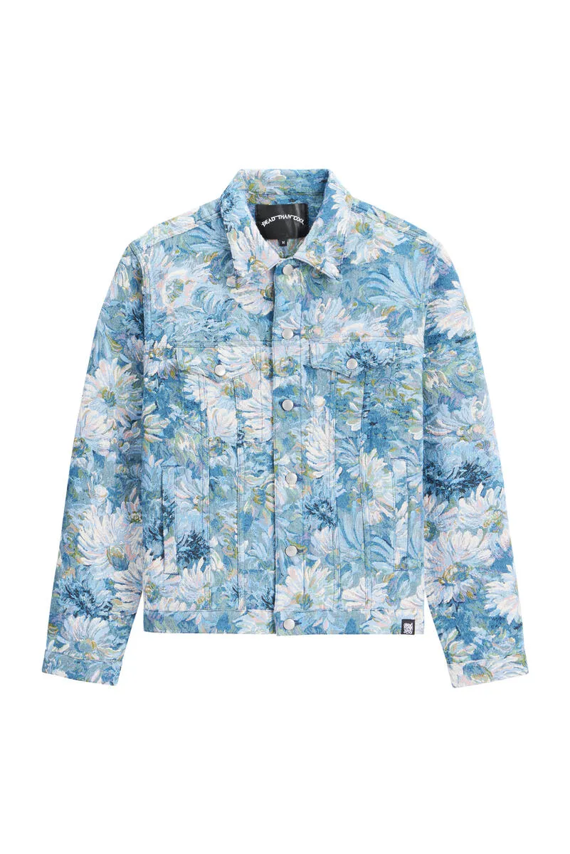 Dead Than Cool Oil Paint Jacquard Jacket