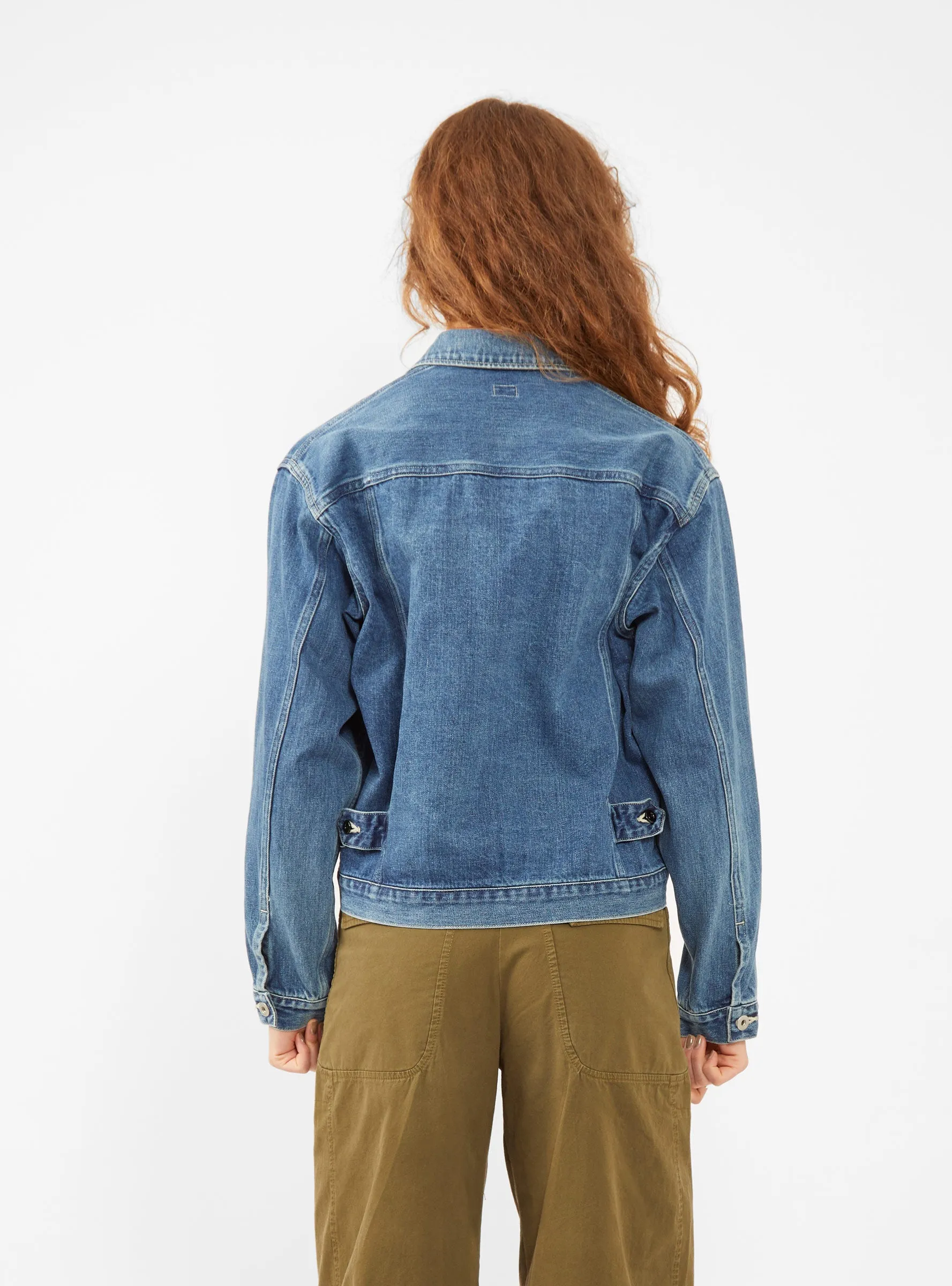 Denim Short Jacket - Dark Wash