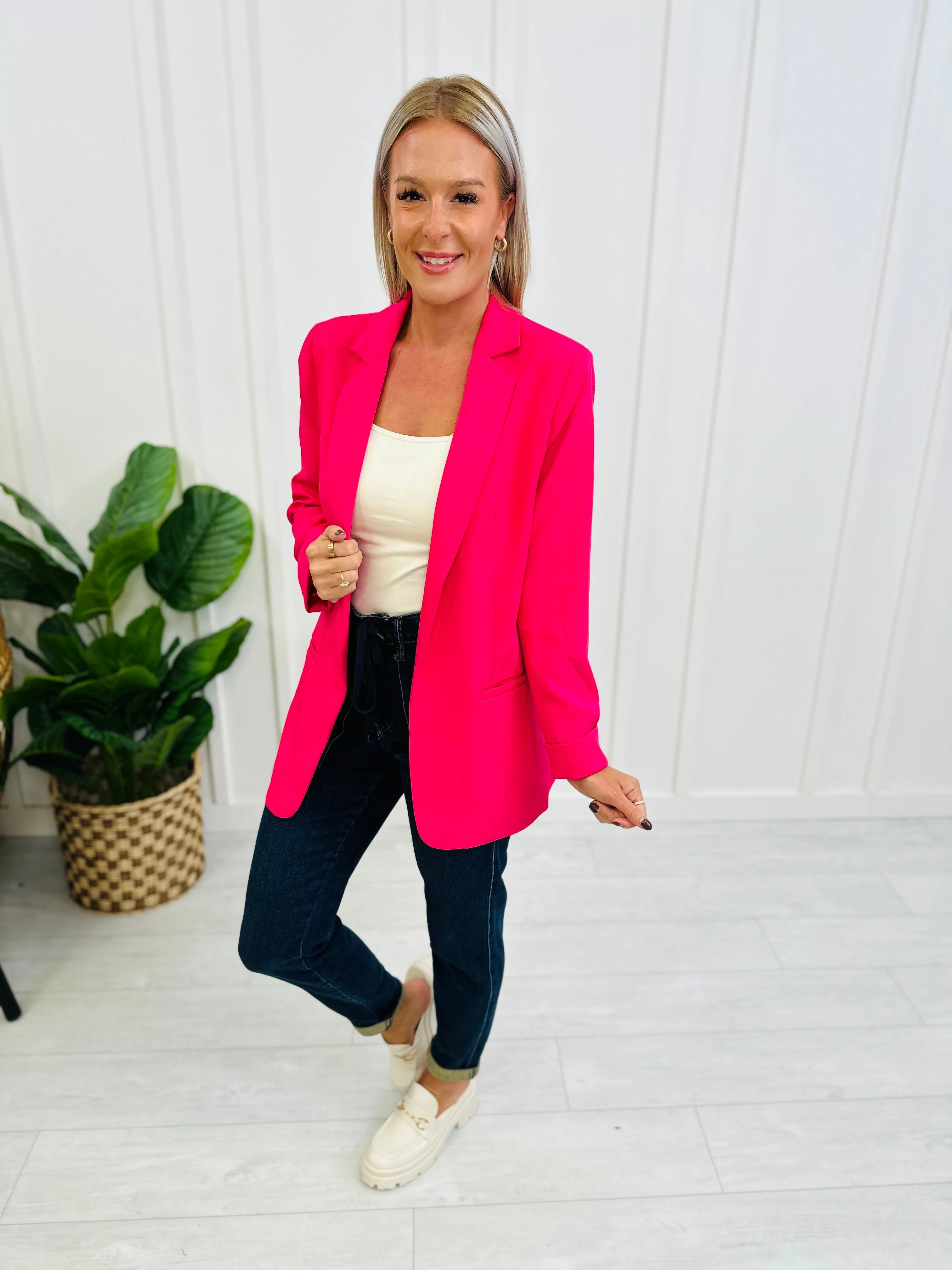 DOORBUSTER! Making Big Plans Blazer- Multiple Colors!