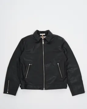 Eddy Rider Leather Jacket Black