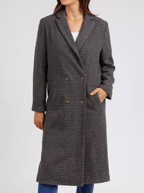 ELM BECKY HOUNDSTOOTH COAT