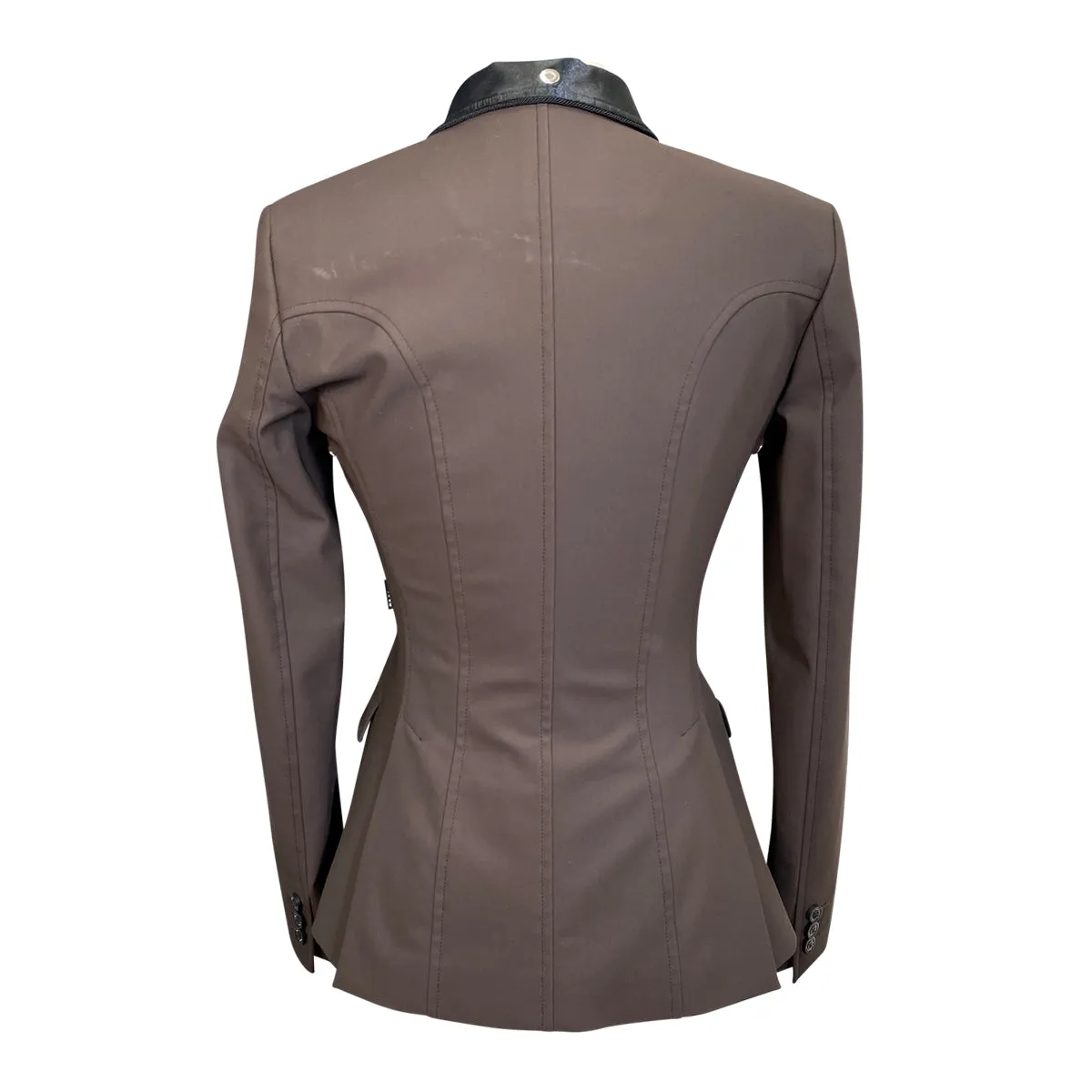 Equiline 'GAIT' Custom X-Cool Show Coat in Brown w/Black Accents - Women's IT 40/US 6