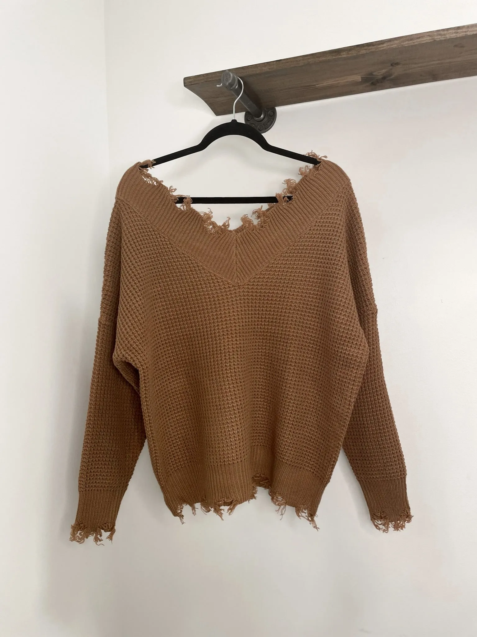 Fireside Camel Sweater