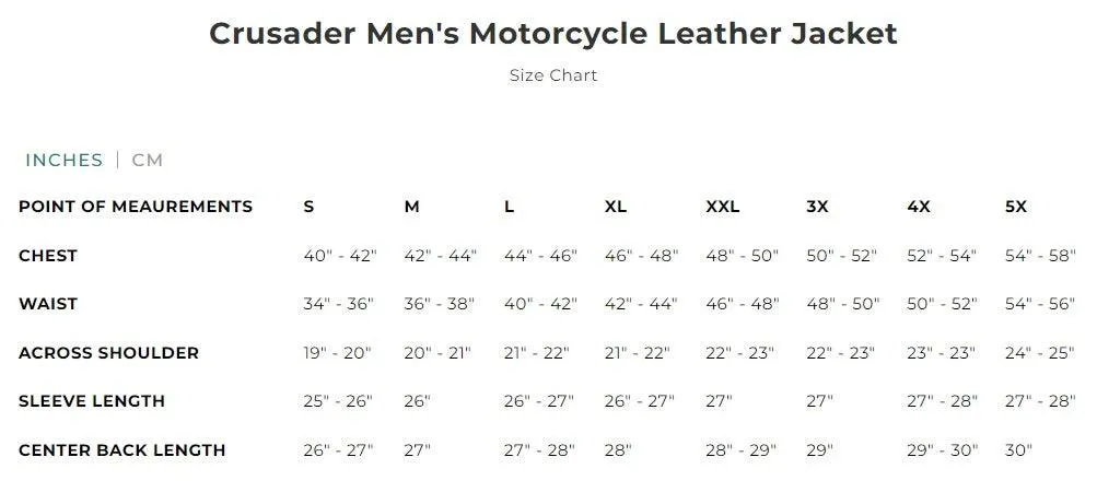 First Mfg Mens Crusader Vented Leather Motorcycle Jacket