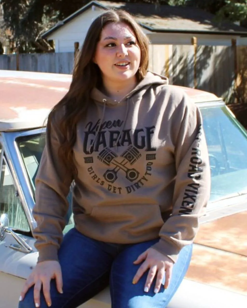 Garage Girls Unisex Pullover Hoodie