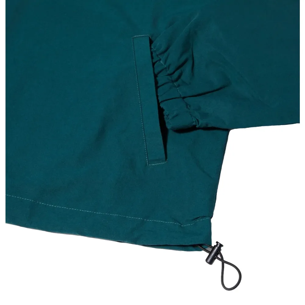 HUF HUF X CRAILTAP BLOCKS ANORAK JACKET-DARK GREEN