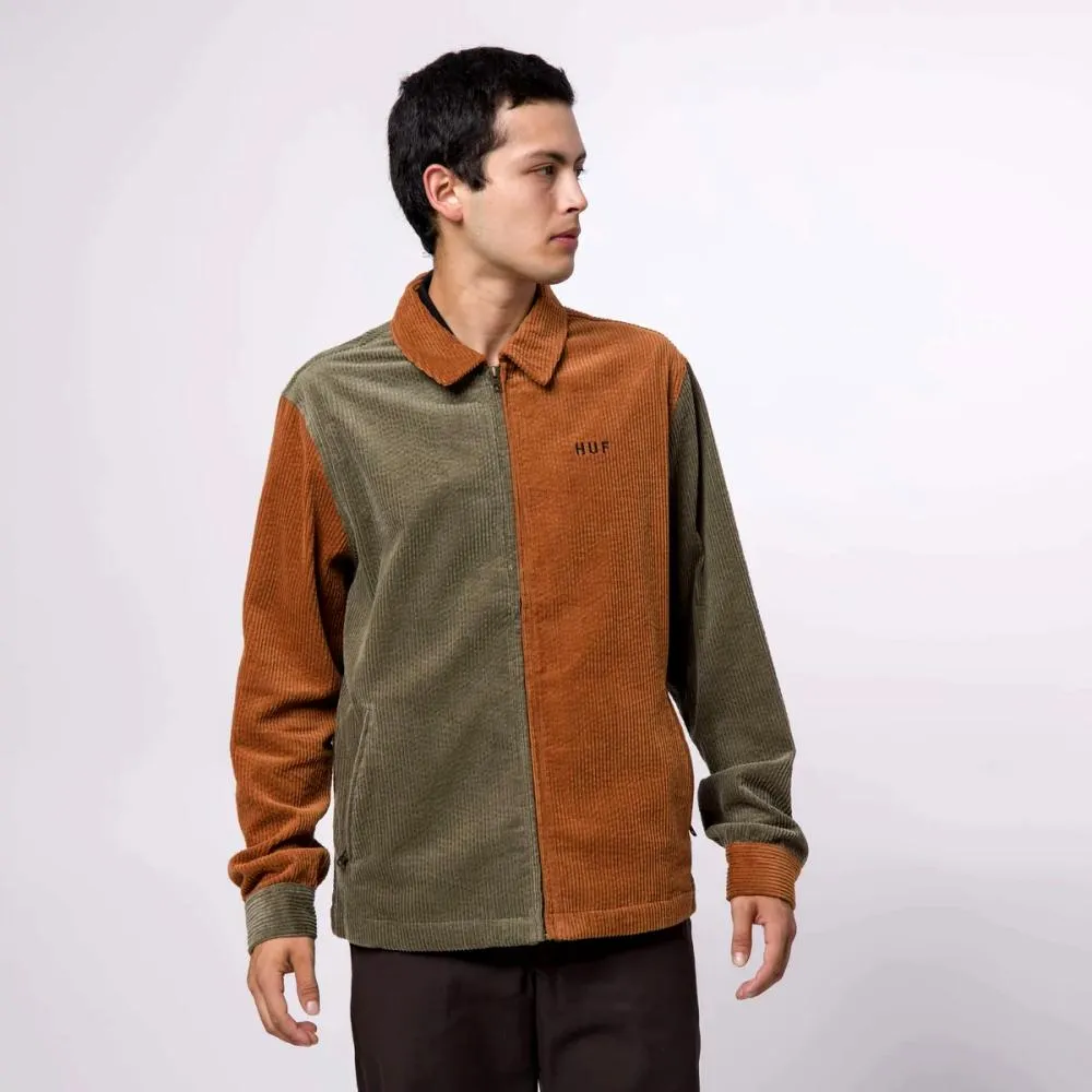 HUF VANDENBERG CORDUROY JACKET-TOFFEE