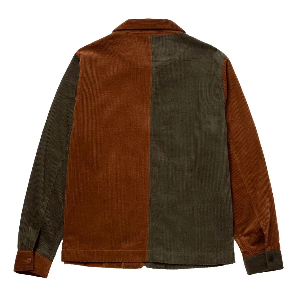 HUF VANDENBERG CORDUROY JACKET-TOFFEE