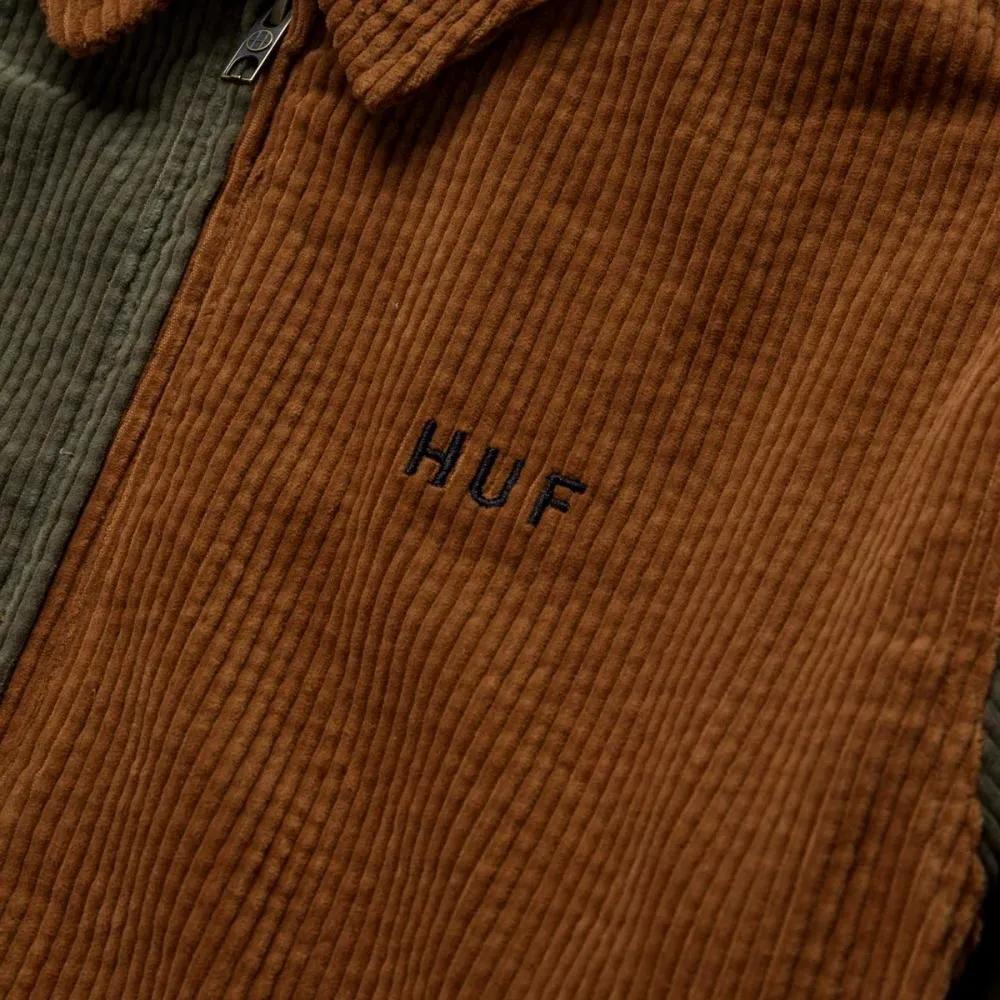 HUF VANDENBERG CORDUROY JACKET-TOFFEE